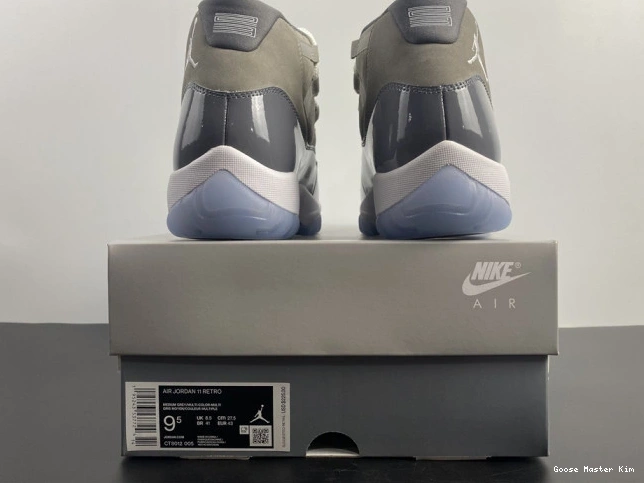 11 Grey' Jordan 'Cool Air Retro 005 CT8012 0726